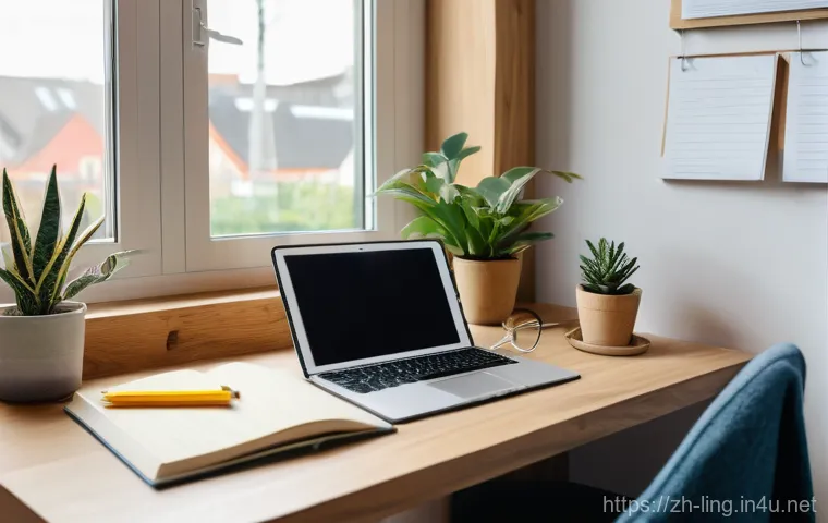 언어 교육학 - **Prompt 1: Immersive Home Learning Hub**
    "A cozy and brightly lit study space within a home. A ...