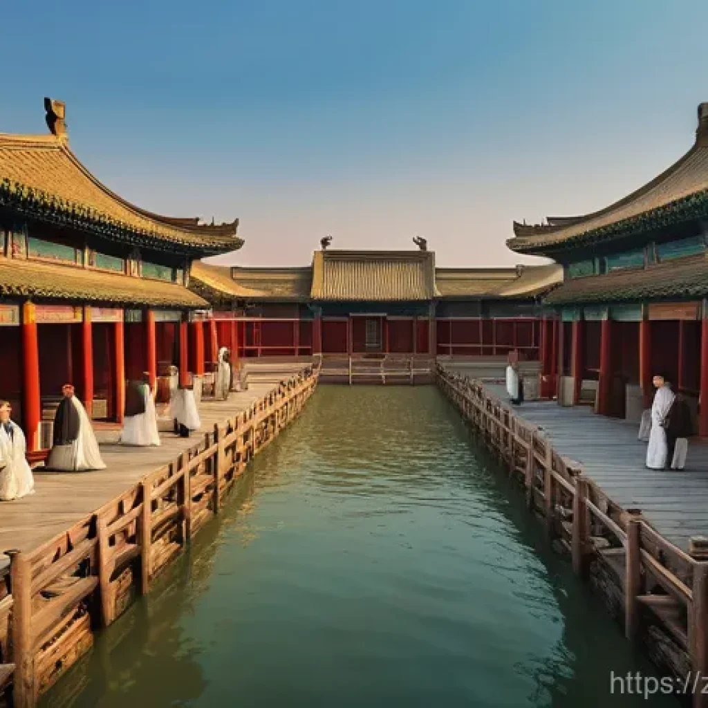외래어와 차용어 - **Image Prompt 1: The Confluence of Ancient Tongues**
"A serene and majestic scene depicting an ...
