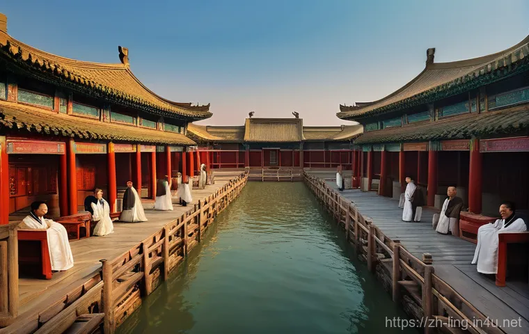 외래어와 차용어 - **Image Prompt 1: The Confluence of Ancient Tongues**
    "A serene and majestic scene depicting an ...