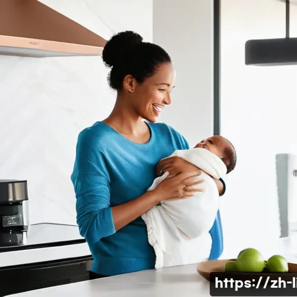음성 인터페이스 설계 - **Prompt 1: Effortless Parenthood with Voice AI**
"A candid, high-resolution photograph capturin...