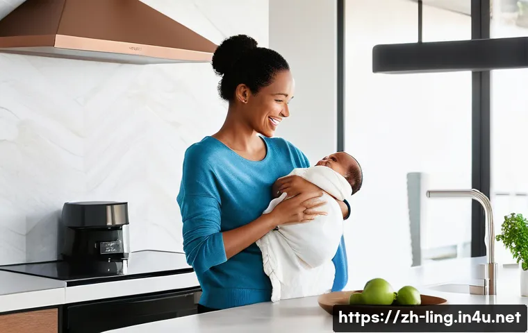 음성 인터페이스 설계 - **Prompt 1: Effortless Parenthood with Voice AI**
    "A candid, high-resolution photograph capturin...