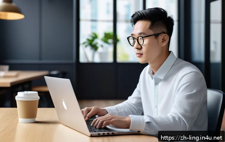 GPT 언어 생성 - A modern digital workspace scene featuring a young Chinese content creator using an AI-powered writi...